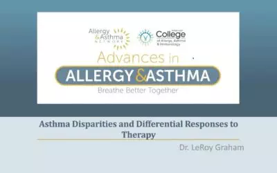 Health Disparities, Asthma and Differential Responses to Therapy