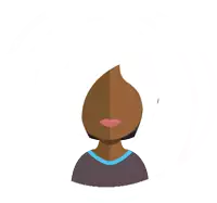 Icon of older Black woman