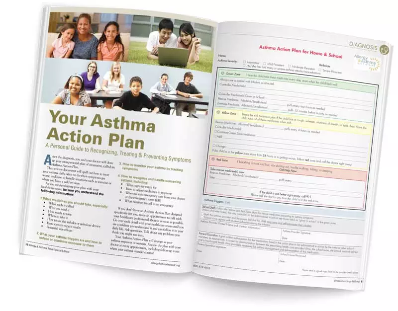 Asthma Action Plan downloadable form and instruction bookoadable Form &