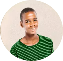 Image of male African American teen