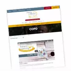 Image of COPD webpage