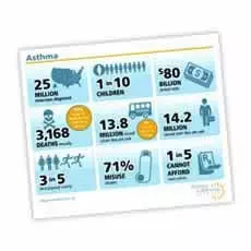 Image of Asthma Statistics Chart