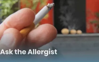 Ask the Allergist: Secondhand Smoking and Vaping – Risky Business for People with Asthma