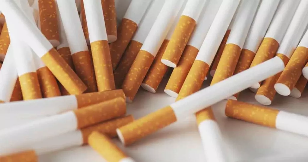 Photo of a pile of Cigarettes