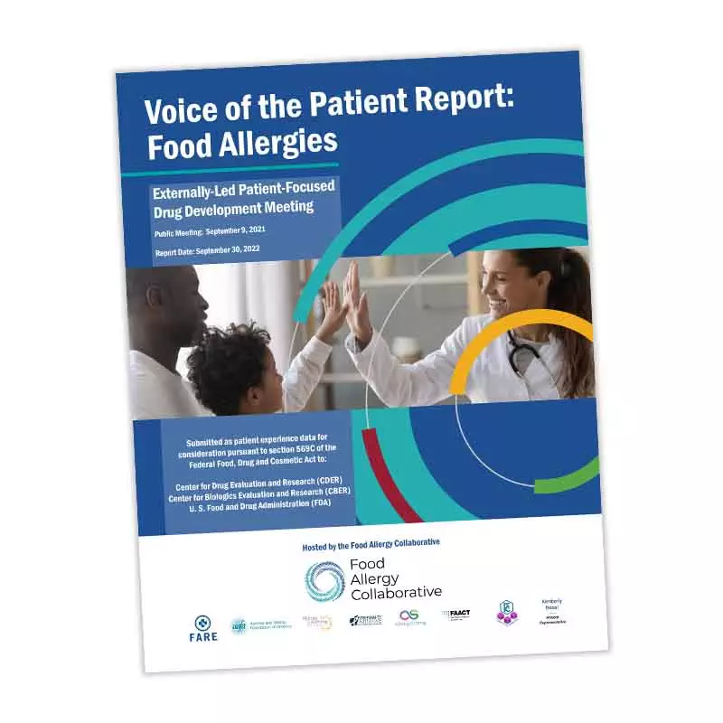 Voice of the patient brochure cover