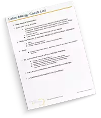 Latex Patient Checklist PDF icon for download