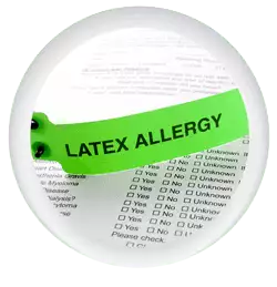 Photo icon of latex allergy