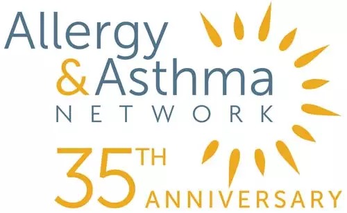 Allergy Asthma Network Logo for 35th Anniversary