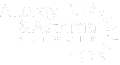 Allergy and Asthma Network Logo in White